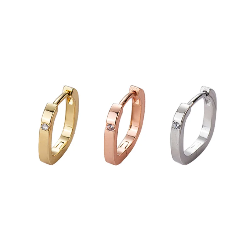 

Women's Fashion Silver Color Square Zircon Dangle Earrings Minimalism Fine Earrings Bridal Earrings Wedding Party Jewelry