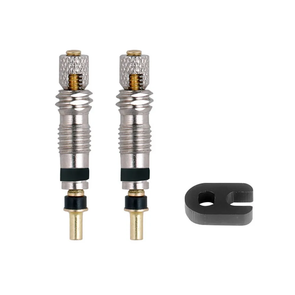 

2/6/12PCS Presta Valve Brass Core With Tool MTB Road Bike Tubes FV Valve Tire Tyre Service Parts Bicycle Repair Tool Accessories