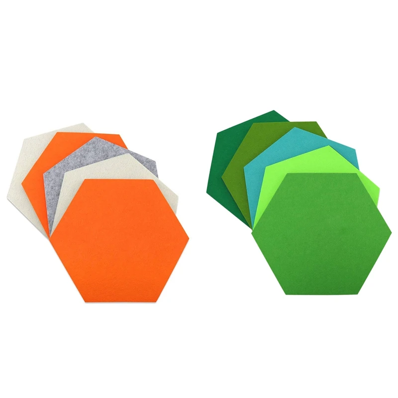 10 шт. Шестигранная войлочная доска Настенная Наклейка многофункциональная 3D
