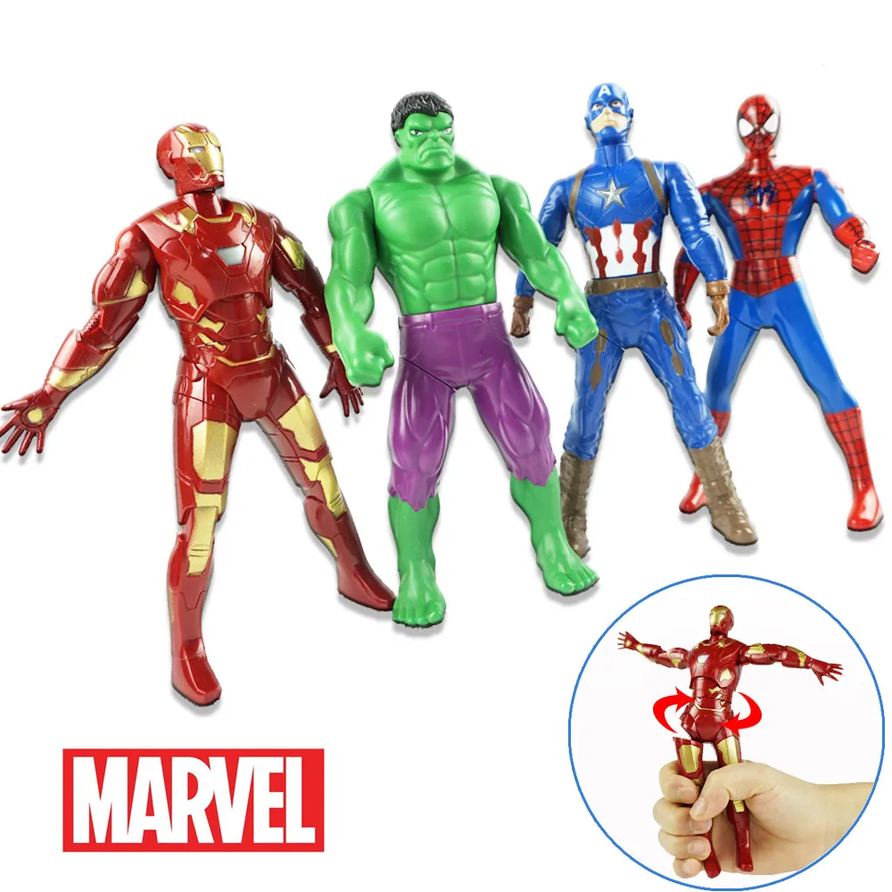Juguete milagroso de Marvel, juguete de superhéroe mágico, Spiderman, Iron Man, escala...