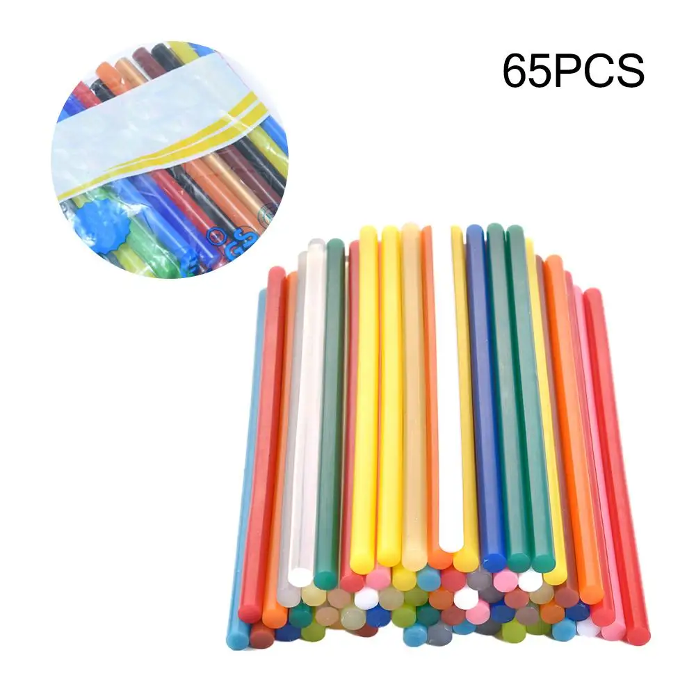 65 шт. 13 цветов клей карандаш 7X200 мм|Клеевые стержни| |