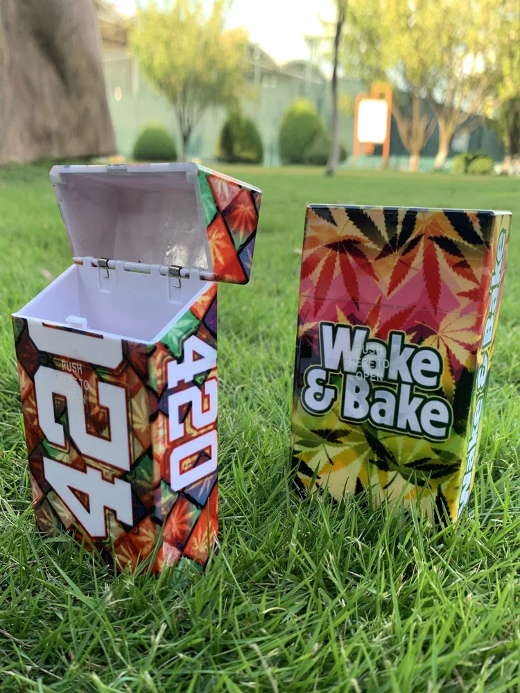 Пластиковый чехол HONEYPUF для сигарет табака тонких модный футляр портативные