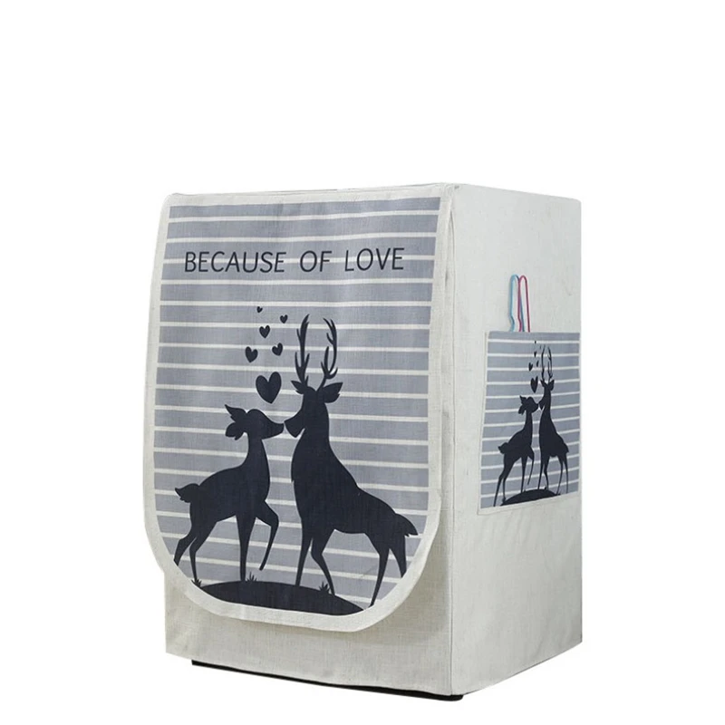 Водонепроницаемый льняной пылезащитный чехол для дома|Чехлы стиральной машины| |