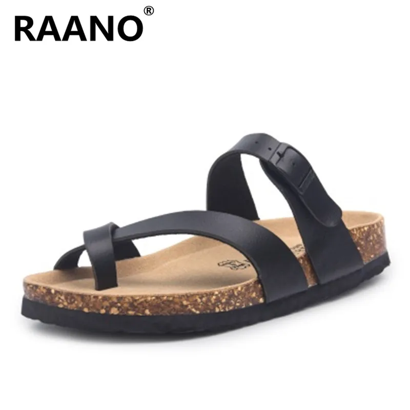 

Сандалии унисекс на пробковой платформе, пляжные шлепанцы с принтом, с перекрестной пряжкой, сланцы, большие размеры 35-45