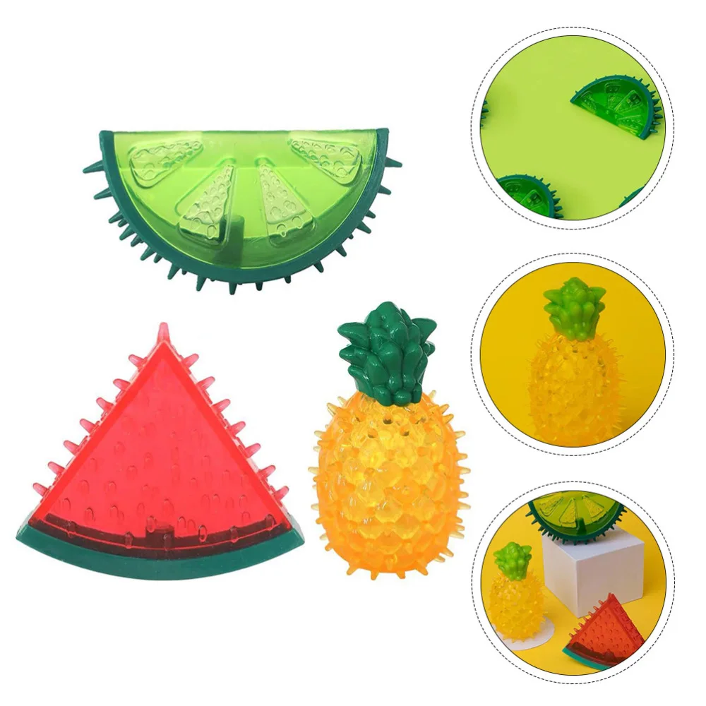 

3Pcs Pet Chew Toys Cat Dog Molar Toys Dog Teething Pet Interactive Toys