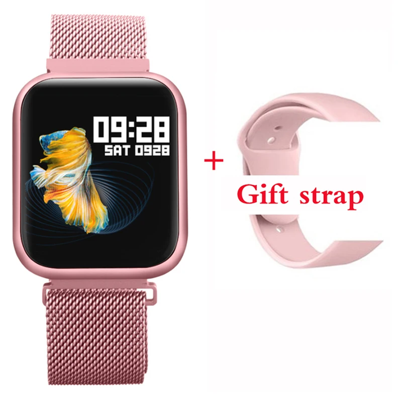 Longet P80 Смарт часы на заказ картина монитор сердечного ритма Фитнес группа полный