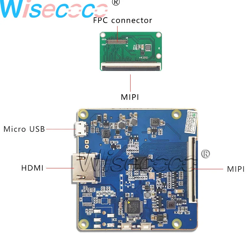 5 дюймов 4k ЖК-экран 3840*2160 панель дисплей с Hdmi к Mipi для VR и Hmd 3D принтер Проектор diy