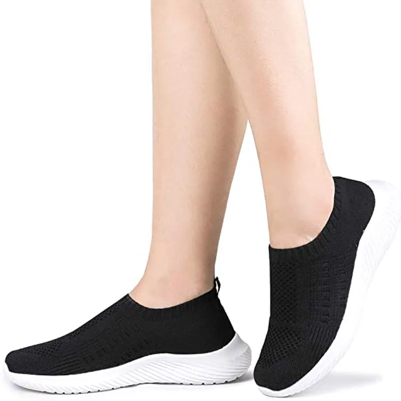 

Womens Comfortable Walking Shoes Breathable Mesh Slip on Sock Sneakers Lightweight Sports Athletic Running Shoe