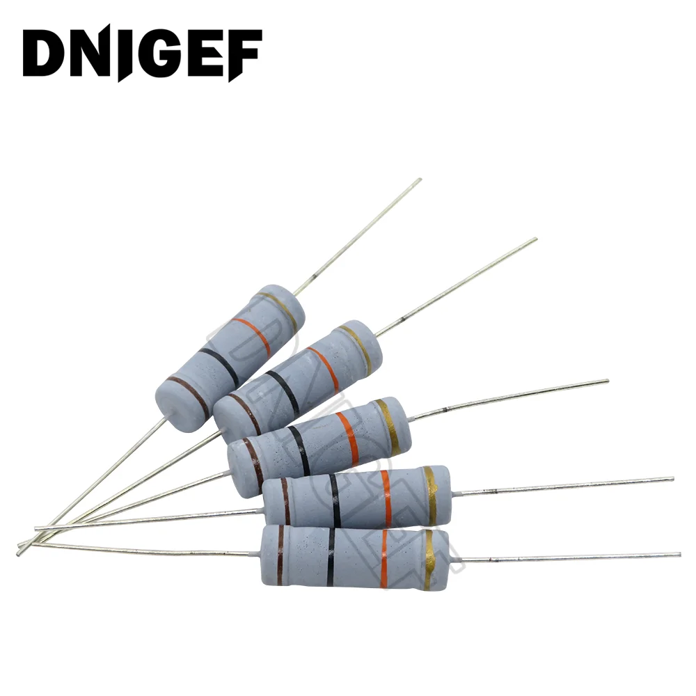 

10pcs 5W Carbon Film resistor 5% 1R ~ 1M 2.2R 10R 22R 47R 51R 100R 150R 470R 1K 4.7K 10K 47K 10 22 47 51 100 150 Ohm