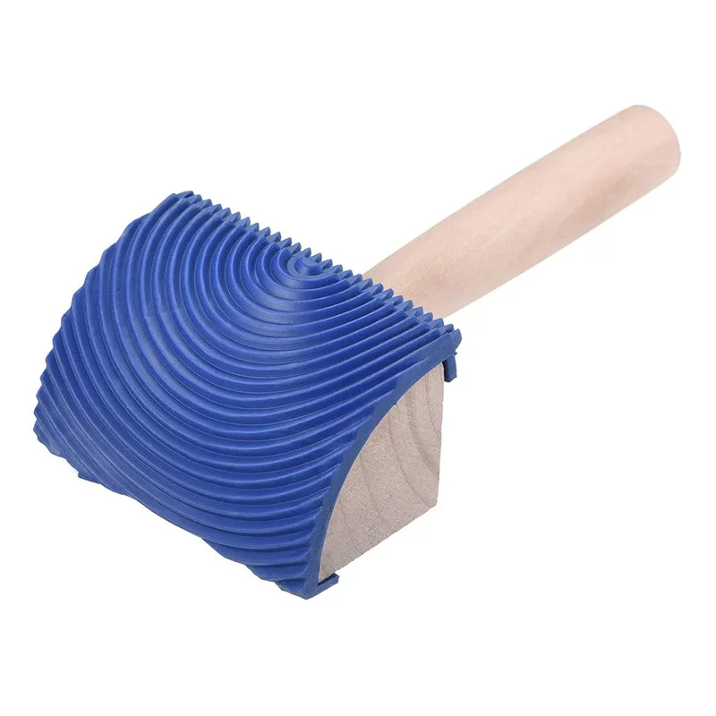 

M-образная деревянная решетка, резиновый зернистый инструмент, рисунок для рукоделия (2,5 дюйма MS19B)