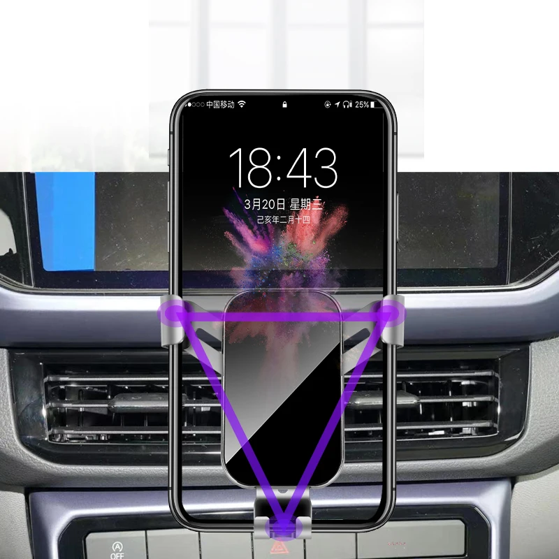 

Car Mobile Phone Holder Mounts GPS Stand Navigation Bracket For Volkswagen VW Tcross T-Cross Tacqua 2019-2020 Car Accessories