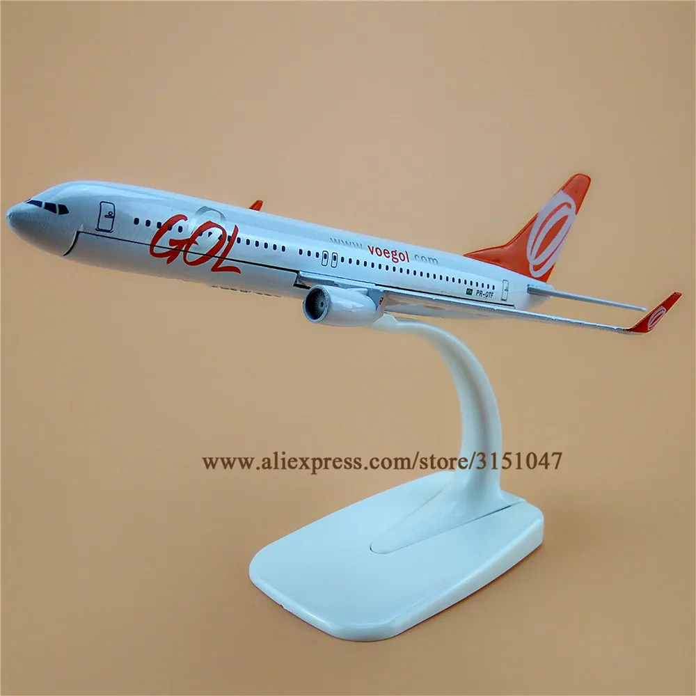 16 см модель самолета из металлического сплава Бразилия Air GOL Airlines Boeing 737 B737 Airways с