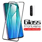2 в 1 Защитное стекло для xiaomi redmi note 8 pro защита для экрана закаленное стекло xiomi redmi note8 8pro пленка для объектива задней камеры