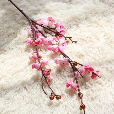 

Simulated plum blossom simulated sakura Artificial flowers fake flowers wedding scene layout home decoration photography props