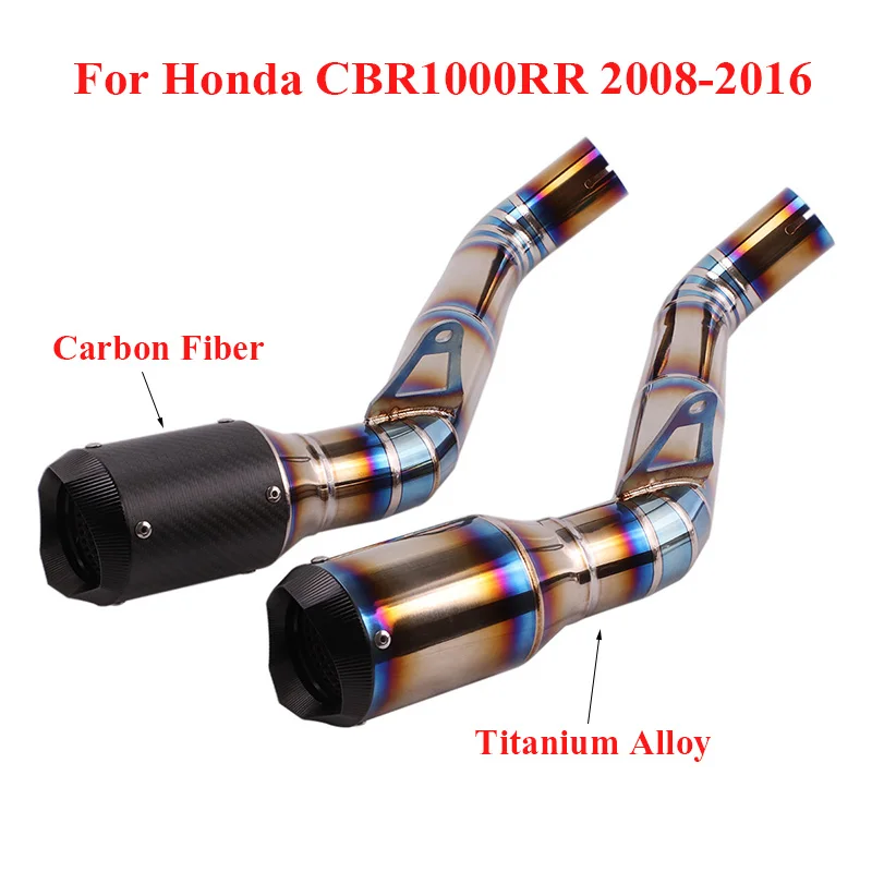 Глушитель для мотоцикла из титанового сплава глушитель без шнуровки Honda CBR1000RR 2008