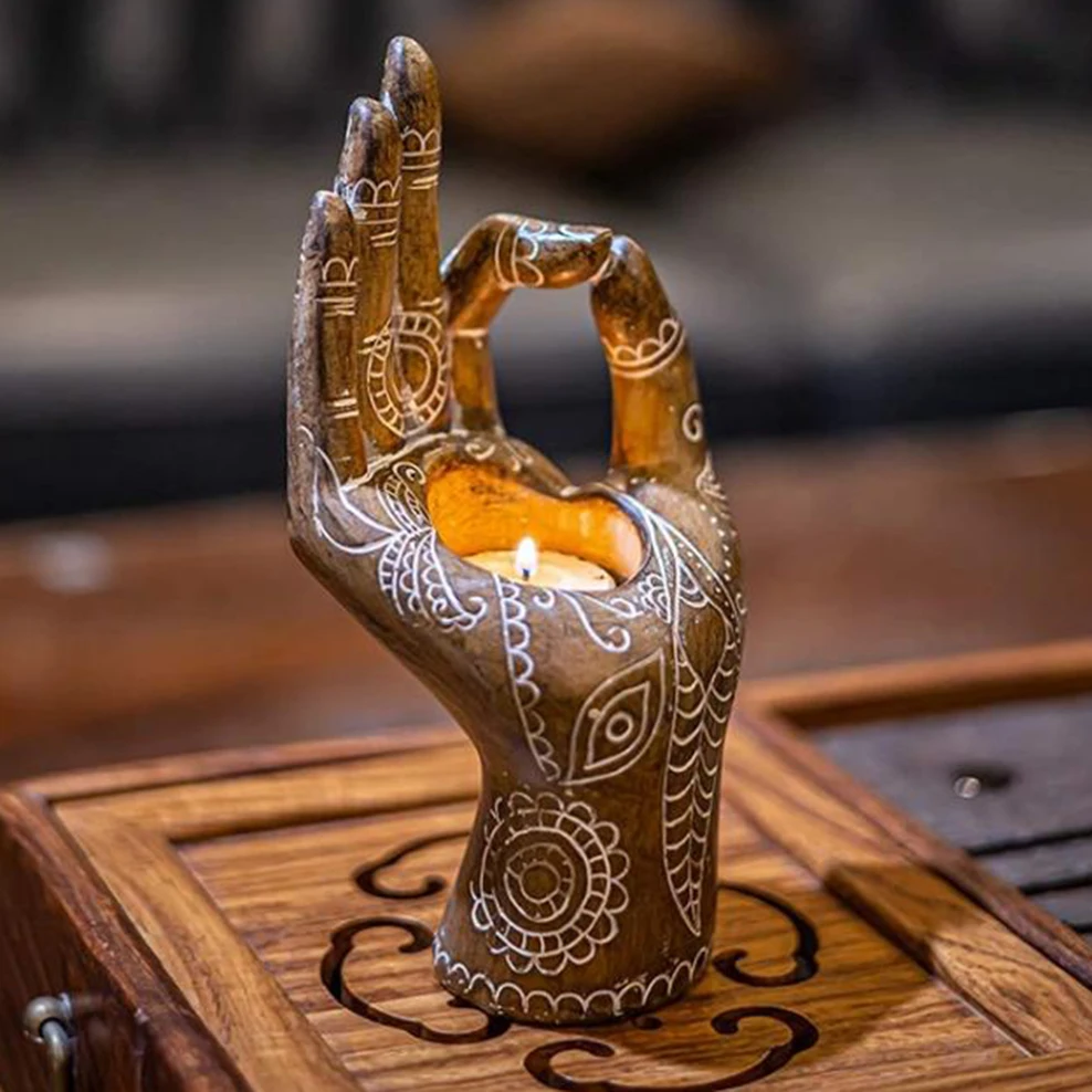 

Bergamot Candle Holder Tea Wax Candle Cup American Home Decoration Candlelight Dinner Wedding Ornaments Resin Crafts Candlestick