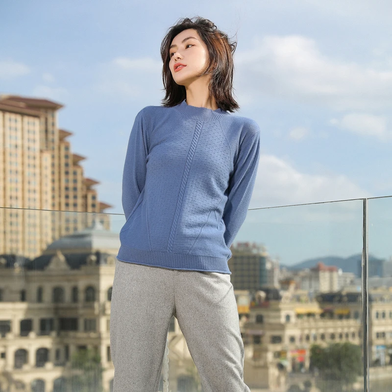 Женские свитера зима 100% кашемировый вязаный свитер Осенние Пуловеры