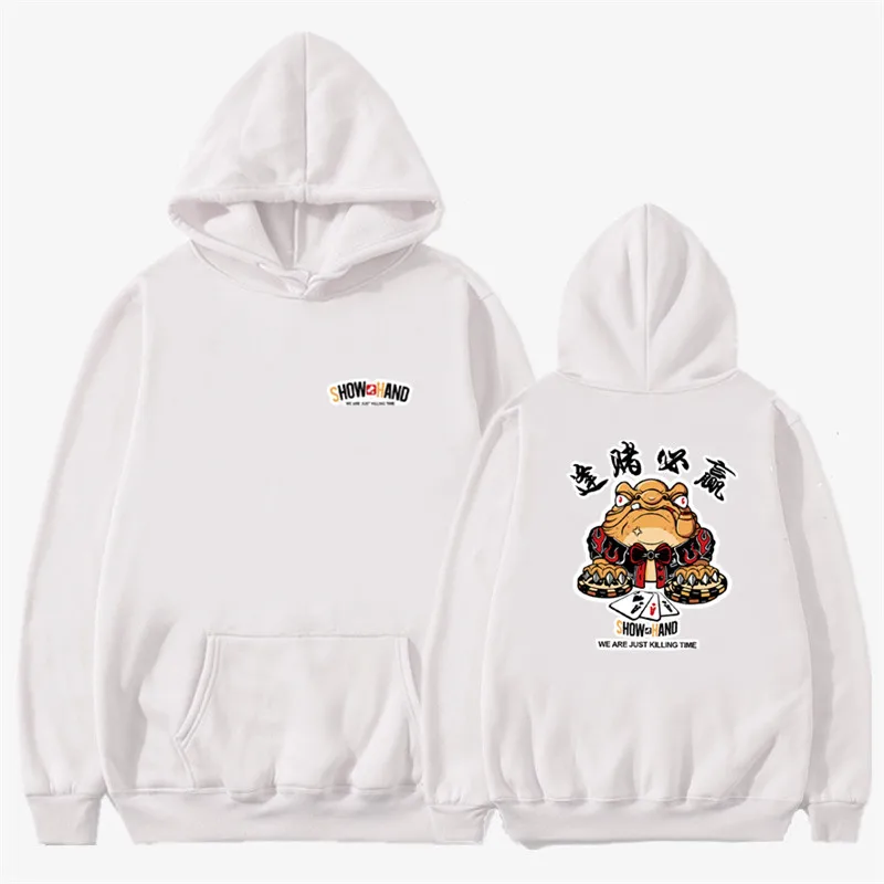 Национальный стиль хип хоп Мужская толстовка с капюшоном Толстовка принтом