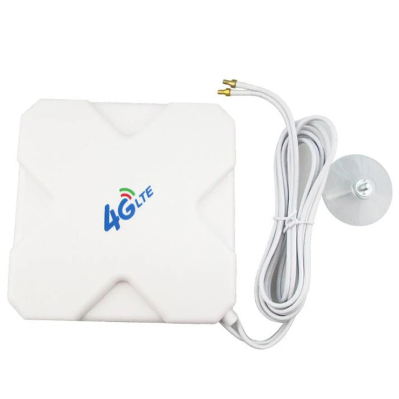 Antenna 4G LTE Antenna High Gain 35dBi Dual Cable SMA TS9 CRC9 Connector Antenna for 3G 4G Router Modem