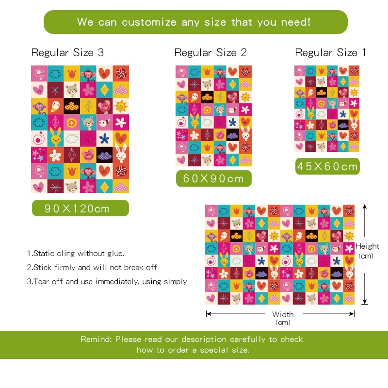 Цветная витражная стеклянная наклейка с животными креативная декоративная