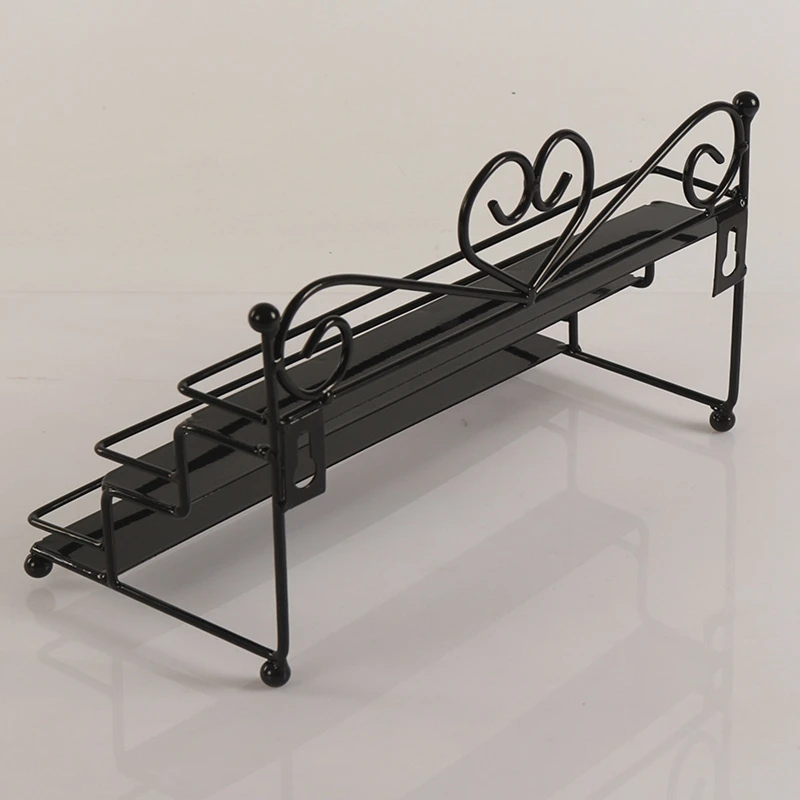 Лак для ногтей Метал Полка Косметическая Лаки Дисплей держатель Дизайн с