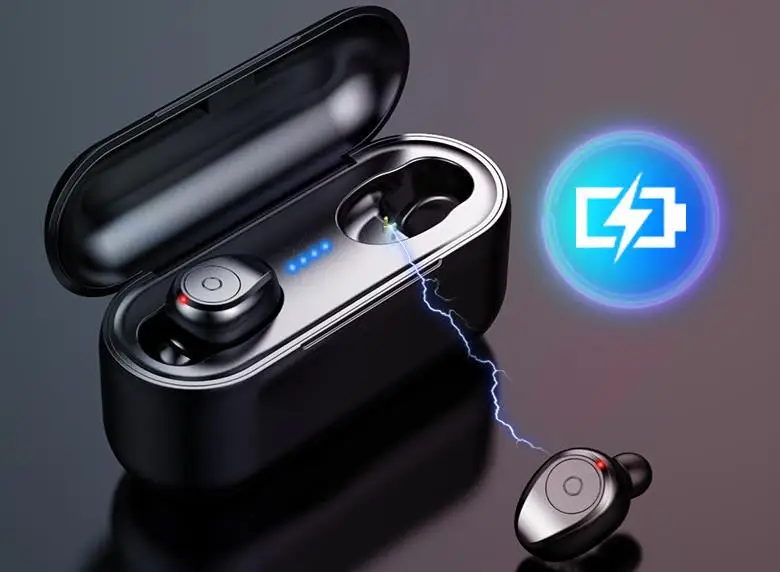 Фото Amoi Q32 TWS беспроводные наушники Bluetooth 5 0 8D стерео гарнитура с 3500 мАч зарядная Amoi Q32 TWS беспроводные наушники Bluetooth 5 0 8D стерео гарнитура с 3500 мАч зарядная