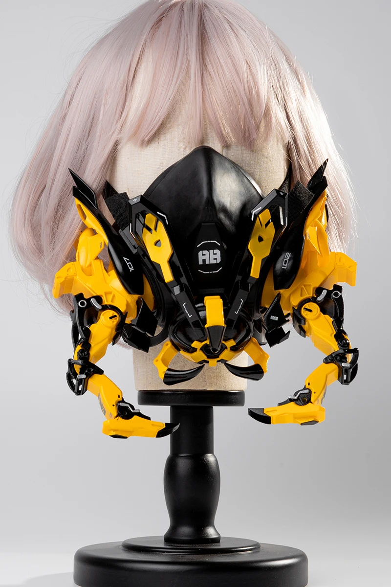 Оригинальный дизайн панк бар стиль маска отходов технологический