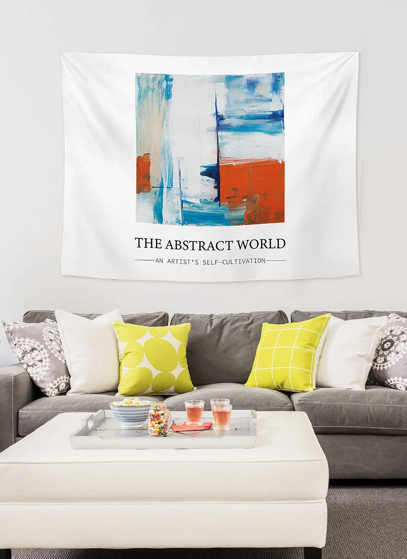 

Background Cloth Ins Wind Landscape Painting Hanging Cloth Room Bedroom Decoration Tapestry Rental House Bedside Renovation Wall