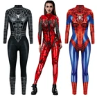 Женский костюм супергероя Эдди Брок PS4 для игр, костюм для косплея, боди, костюм зентай на Хэллоуин