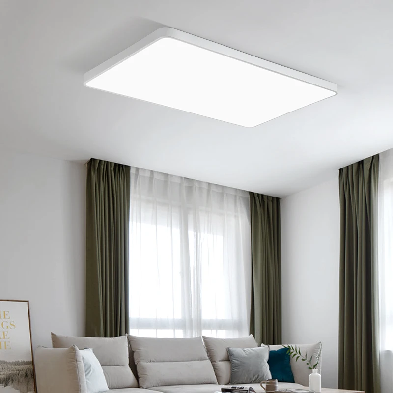 Светодиодный потолочный светильник прямоугольная лампа с дистанционным