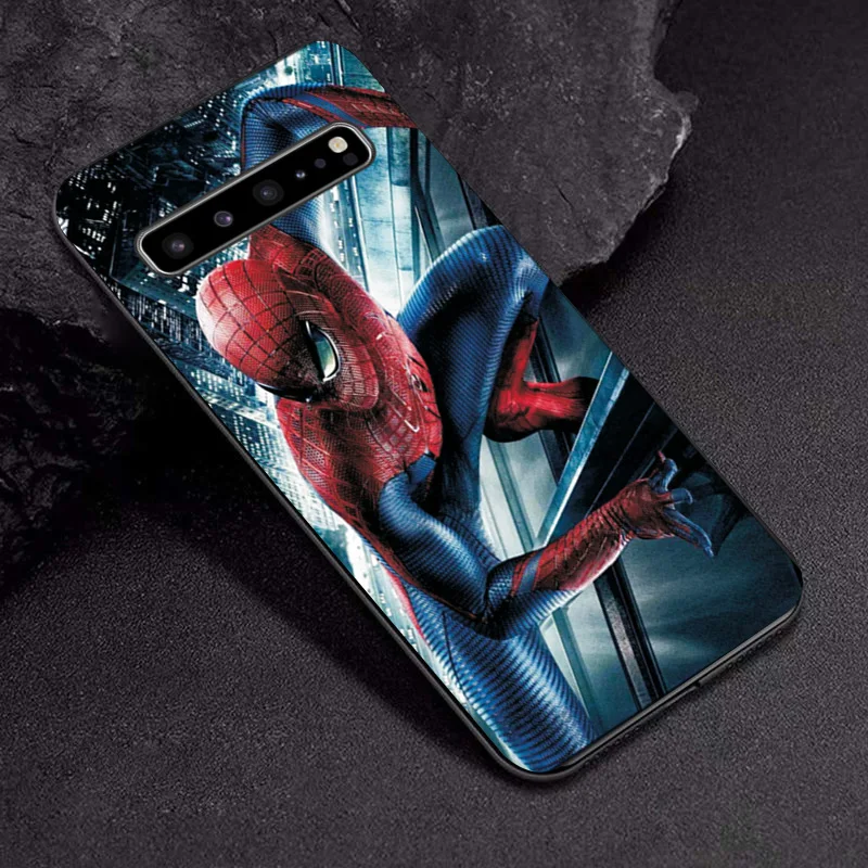 TPUBLK624 Человек-паук Дэдпул для samsung Galaxy S10 5G S10E чехол S10 Lite Plus черный ТПУ чехол для телефона для samsung S7 Edge S8 S9 Plus чехол - Цвет: TPUBLK624