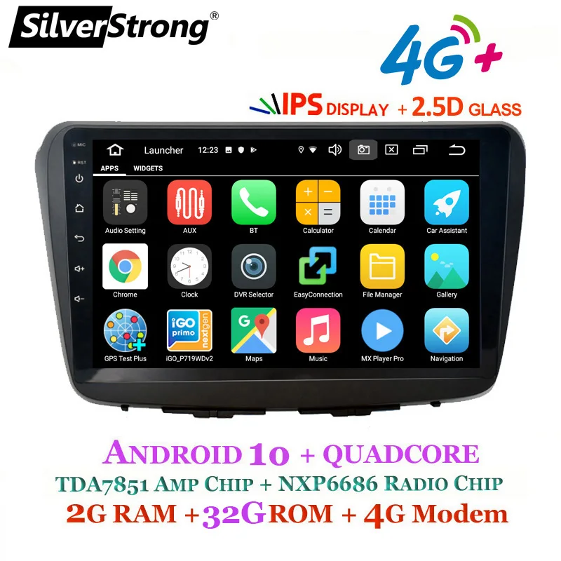 CarPlay GPS for Suzuki Baleno Android10.0 IPS 4G Modem Internet Auto Radio Navi Multimedia MP4 Player WIFI | Автомобили и