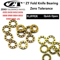 1 piece zero tolerance zt 0450 0460 0393 0456 0452 old knife bearing brass frame stainless steel ball diy make accessories shim