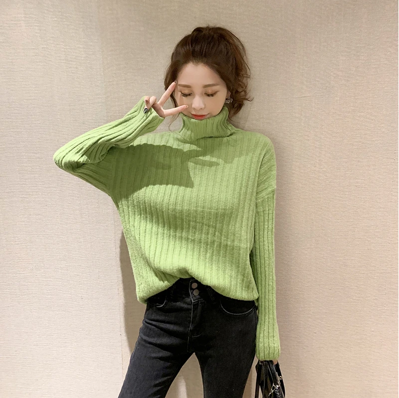 Свитер Женский вязаный с длинным рукавом на осень/зиму | Женская одежда