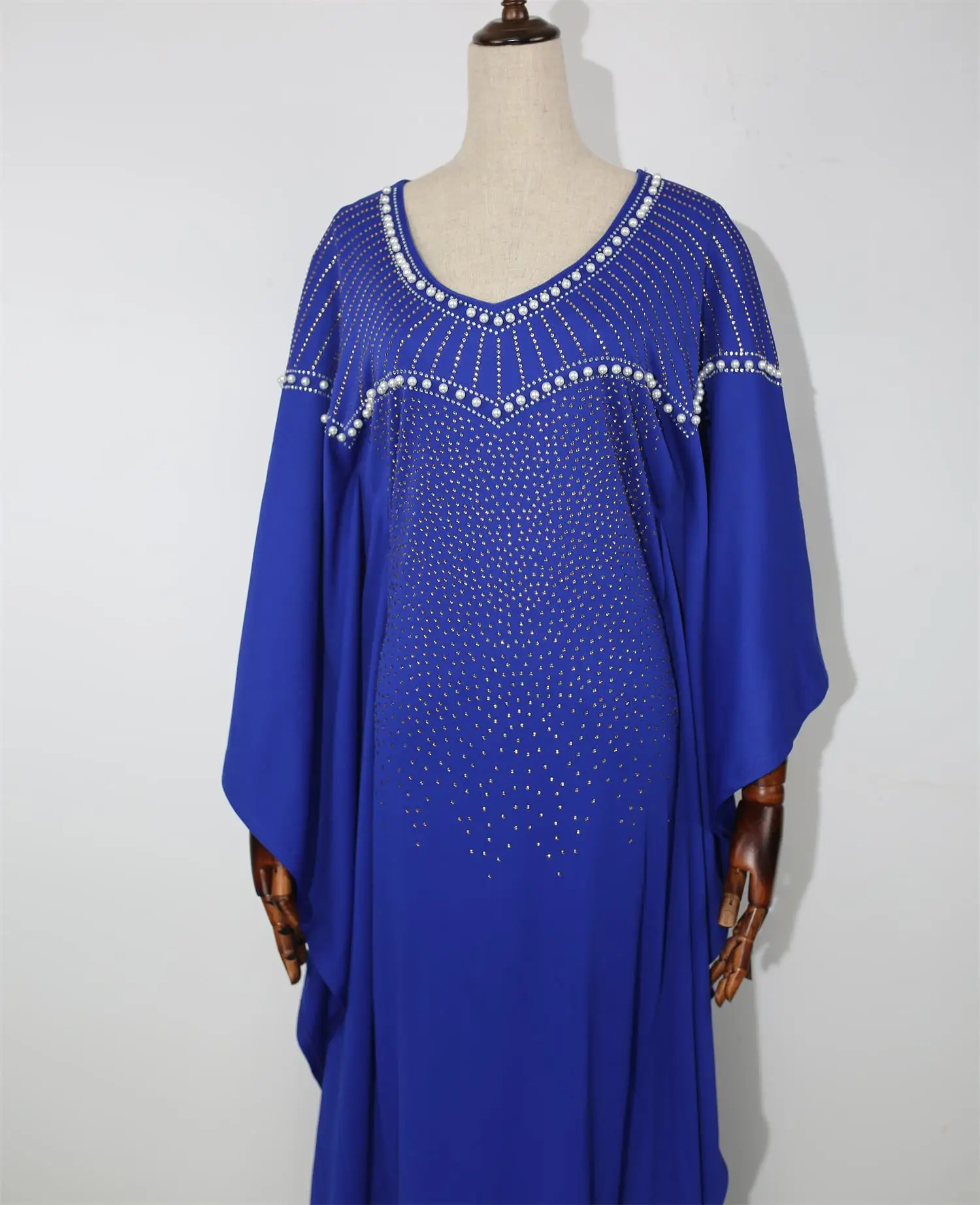 Dashiki Africa Clothing African Dresses For Women Bazin Broder Riche Sexy Slim Ruffle Long Sleeve Robe Evening Long Maxi Dress