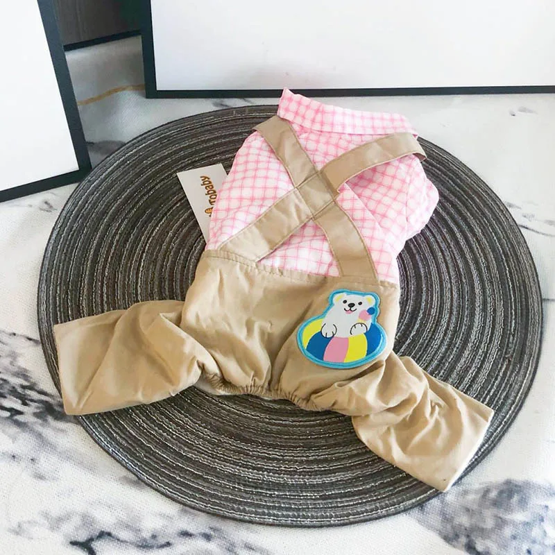 Зимний теплый комбинезон для кошек одежда милых щенков костюм Kedi Katten animaux de compagnie