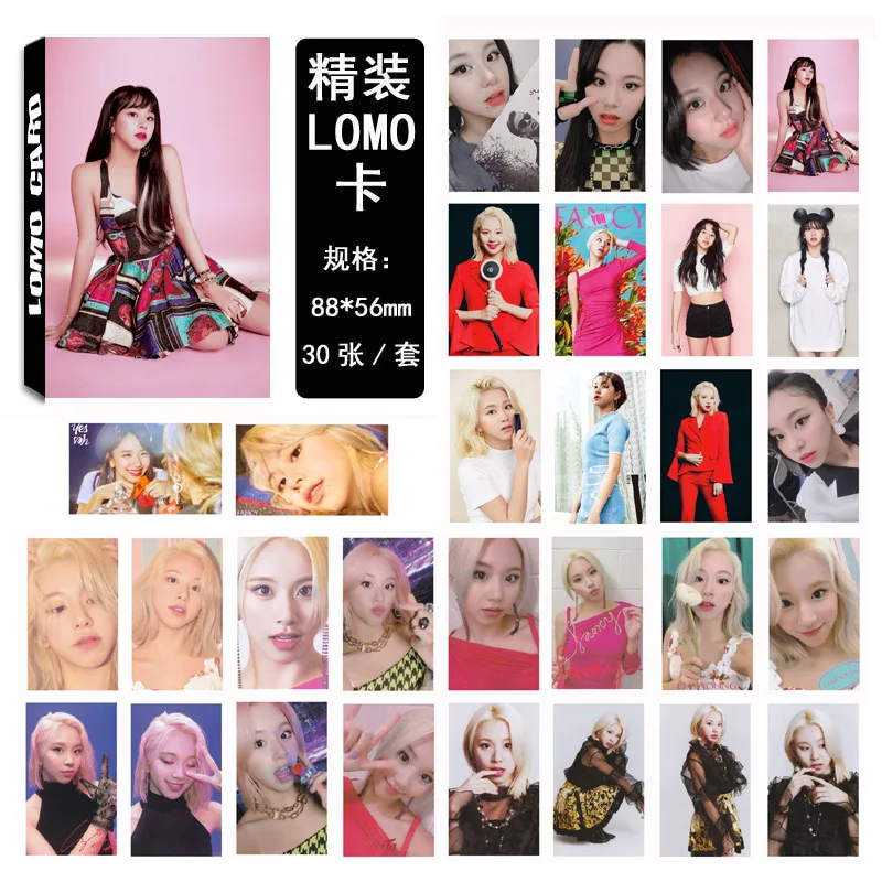 30 шт./компл. Kpop двойная Фотокарточка набор необычный YOU альбом HD хорошее качество