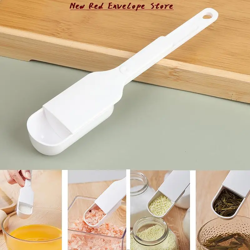 

1 PC Scale Spoon Measuring Spoon Cup Baking Adjustable Scale Cooking Slide Cover Kitchen Tools
