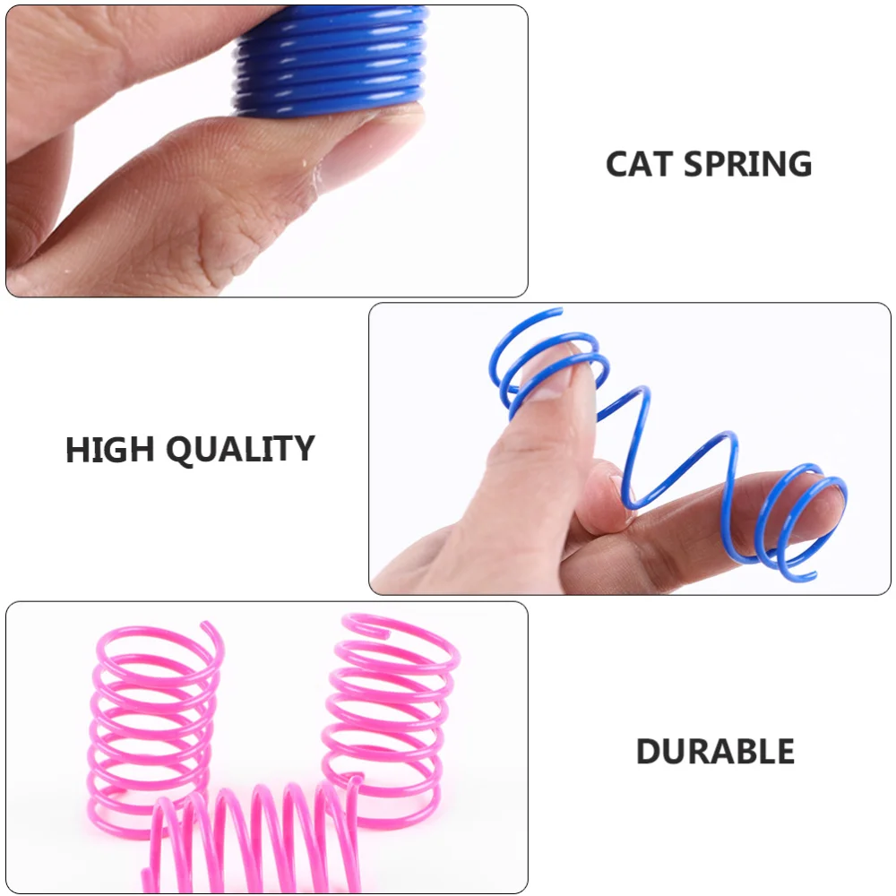 

20pcs Cat Spring Colorful Spring Cat Teasing Pet Supply Pet Spring