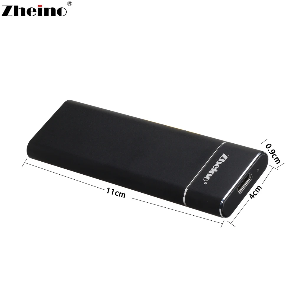 Внешний твердотельный накопитель Zheino Type C на M.2 SATA SSD 64 Гб 128 ГБ 256 512 ТБ 2242 мм|Внешние