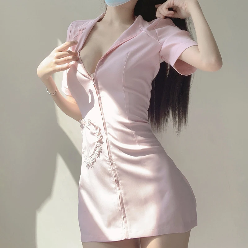 Женское нижнее белье для косплея милый костюм медсестры наряд горничной пары