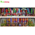 Зеленые динозавры, полная 5D картина из страз своими руками, мультфильм, книга, библиотека, алмазная вышивка, мозаика стразы, большая N2388