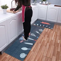 pvc non slip kitchen mat modern rugs hallway balcony printed carpet entrance doormat home decoration can custom image size