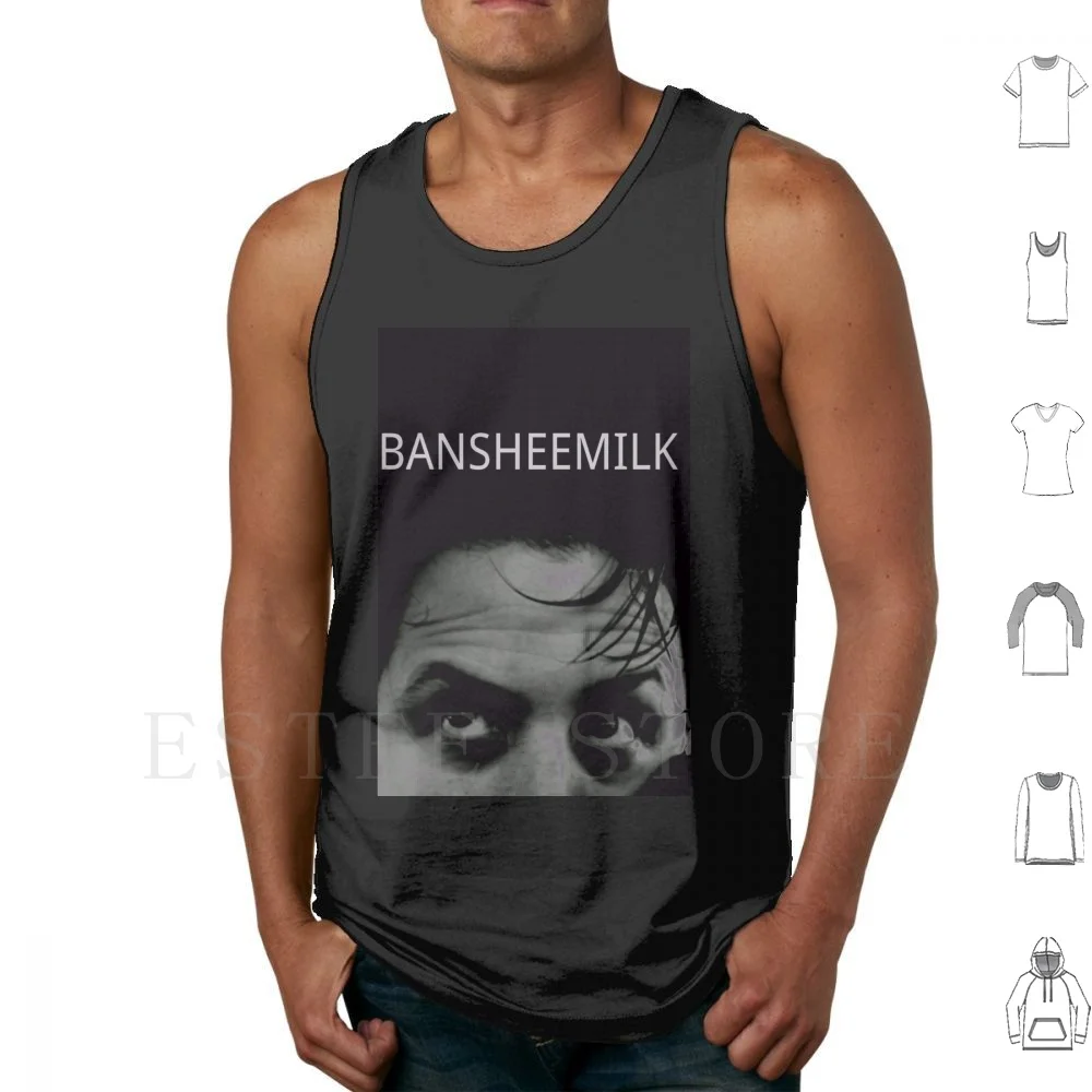 Bansheemilk майки жилеты без рукавов черно-белые странные и необычные художники