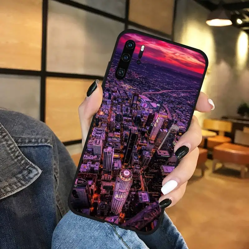 

Fashion London Paris New york Phone Case For Huawei NOVA 2 2i 2s 3i 4 4e 5 plus P10 lite 20 P20 pro honor10
