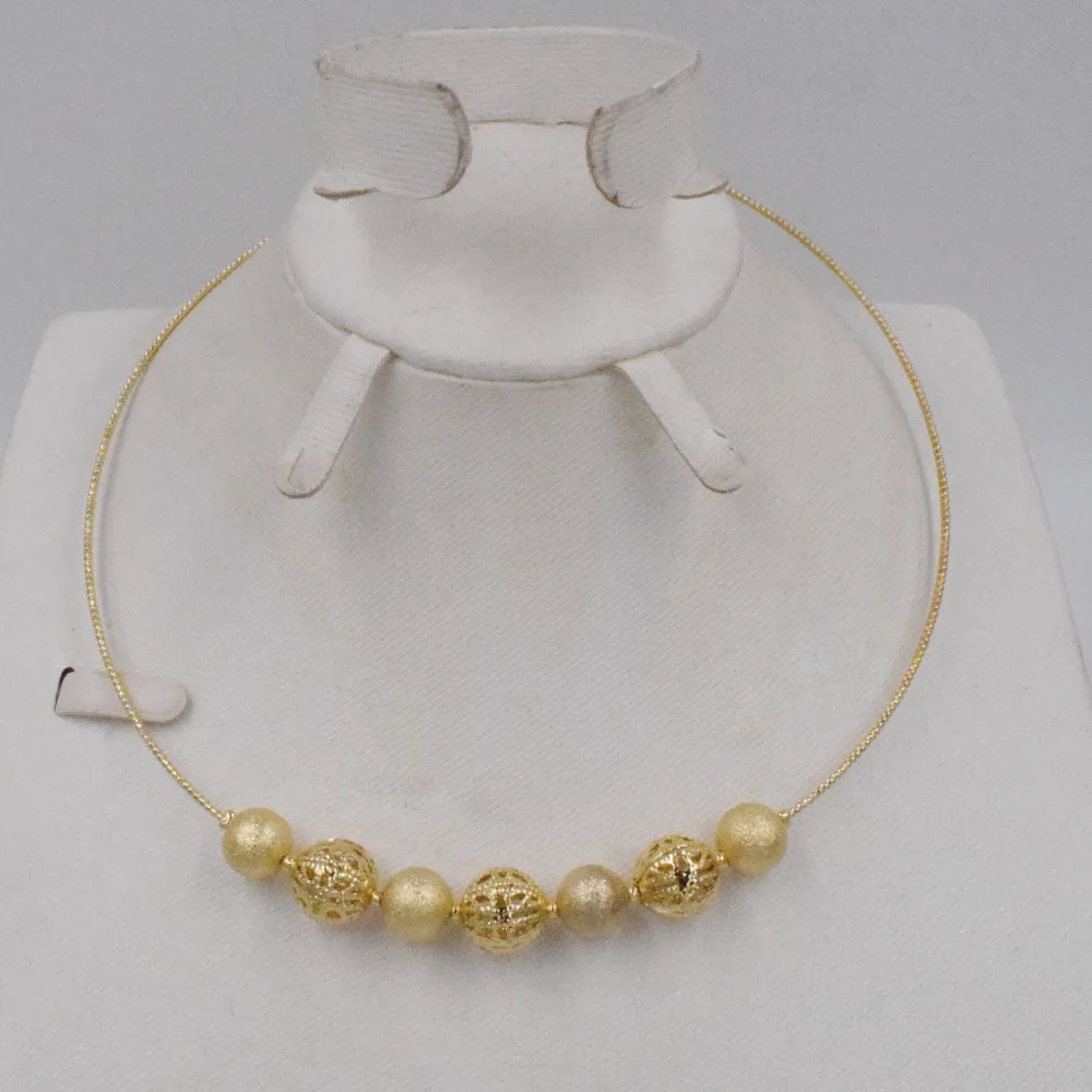 3 тонов set2018 Новинка Высокое Качество Италия 750 Ювелирные наборы Мода Parure Bijoux Femme Дубай ариканские серьги ожерелье Китай колье