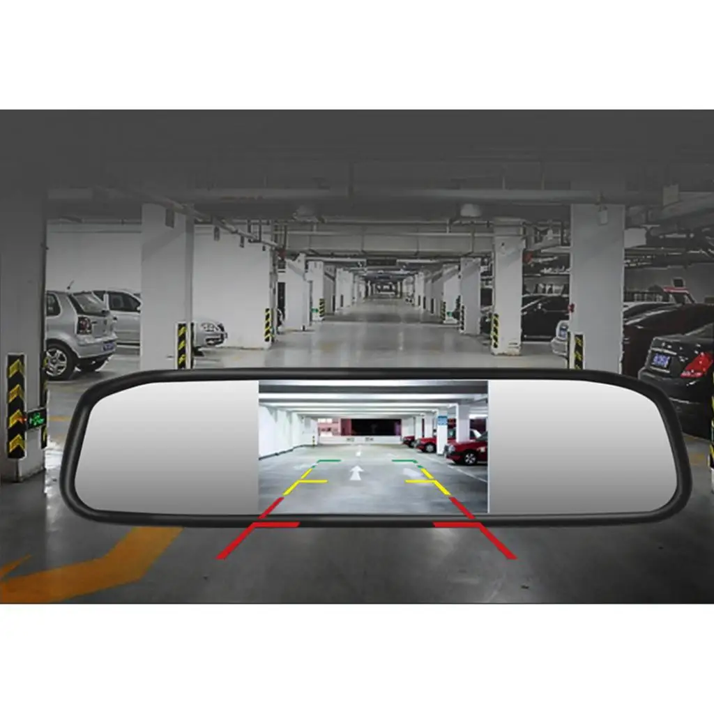 

4,3 "TFT ЖК-дисплей монитор заднего вида с камерой Авто DVD AV