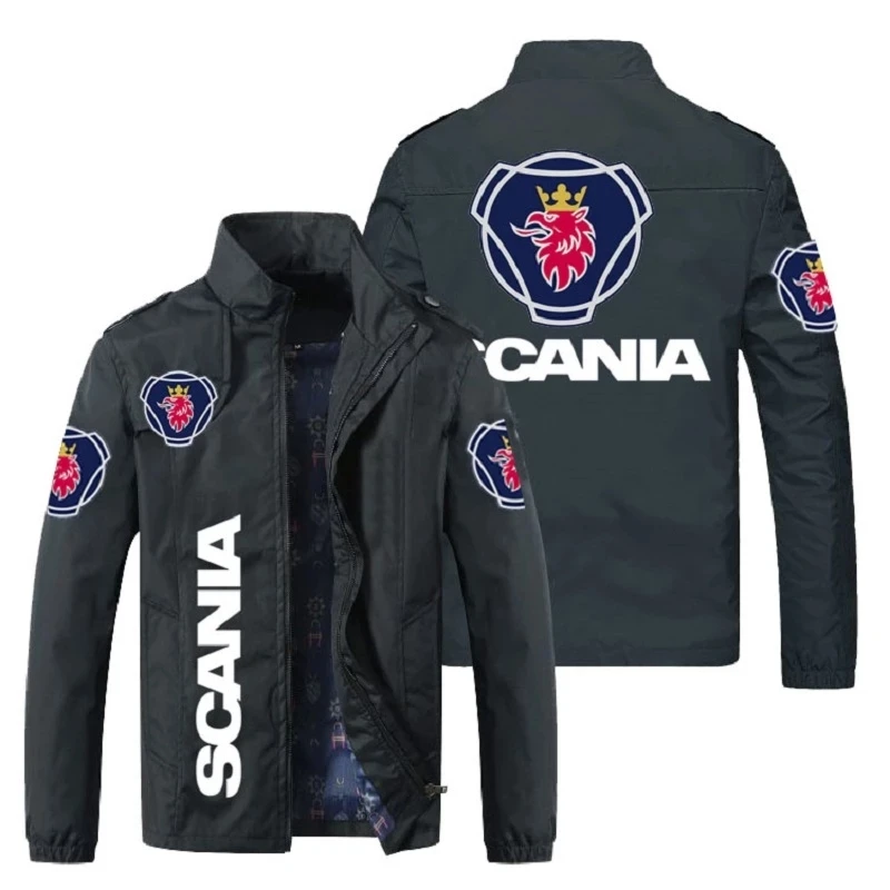 

Newly listed men's casual fashion slim-fit zipper cardigan jacket, spring print classic outdoor training jacket size S-6XL