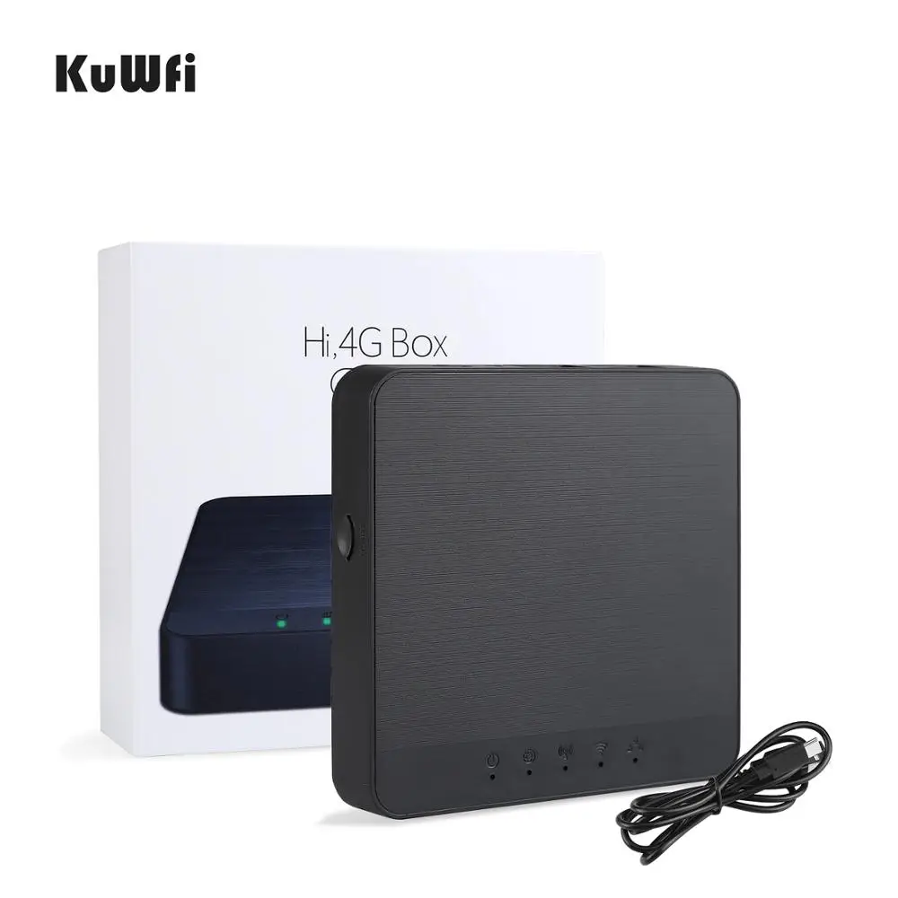 KuWFi Карманный 4G Wi-Fi маршрутизатор разблокирован мобильный Роутер идеально
