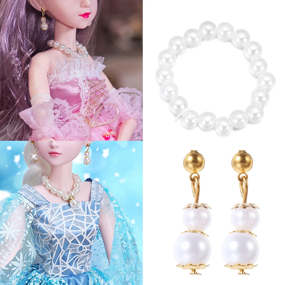 1 комплект искусственный жемчуг чокер и жемчужные серьги ручной работы